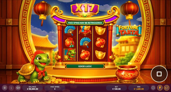 Fortune Tarta - ilmaiskierrostila kertoimella